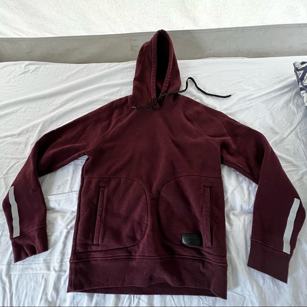 New Balance USA Medium Hoodie Maroon reflective